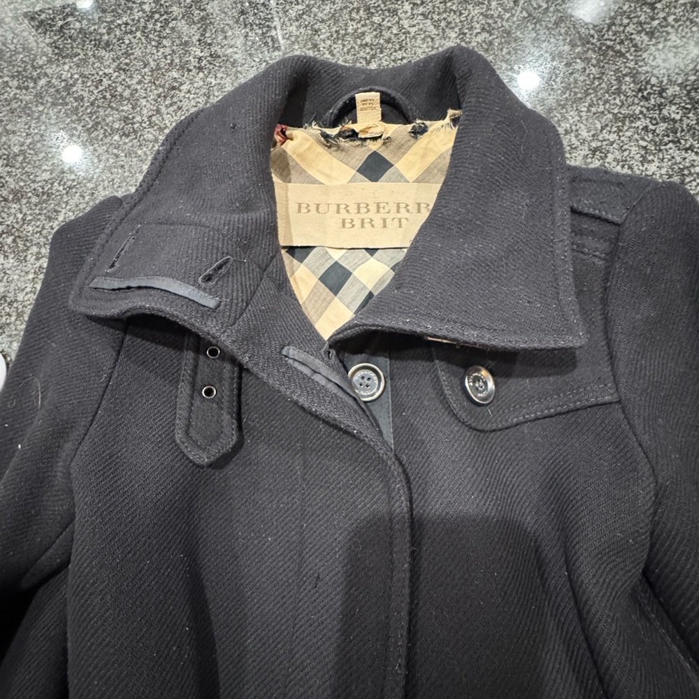 Burberry Brit Women's Black Trench Coat